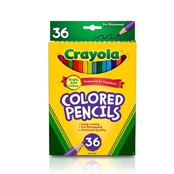 NWT Crayola Colored Pencils, 36 Premium Quality, Long-Lasting, Pre-Sharpened - Picture 7 of 7